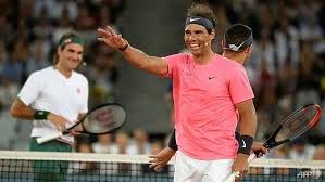 Rafael nadal defeated his great rival roger federer to reach his 12th french open final. Superstars Federer Nadal Play To Huge Crowd In Cape Town