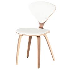Satine White Leather Dining Chairs Walnut Dining Chair White Dining Chairs