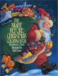 Download 9780671629595 The Night Before Christmas Coloring Book Abebooks Moore Clement Clarke Owens Gail 067162959x