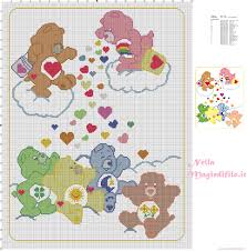 If you are a beginner or a well seasoned cross stitcher i've got patterns to suit everyone. Care Bears In The Clouds Blanket Free Cross Stitch Patterns Simple Unique Alphabets Baby