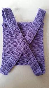 These crochet doll accessories patterns and ideas will make the perfect gift for any child with their favorite baby dolls, and really is something for adult, too, if you have little dog to carry around. Crochet Baby Doll Carrier Free Pattern 68 Ideas
