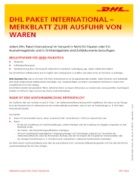 / the dhl commercial invoice template is a document that is one of the first documents that must be prepared by an exporter. Dhl Paket International Fill Online Printable Fillable Blank Pdffiller