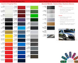 3m Vinyl Wrap Colors Chart Bedowntowndaytona Com