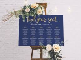 Seating Chart Wedding Table Plan Navy Seating Chart Wedding Seating Plan Wedding Table Plan Wedding Decor Gold Seating Chart