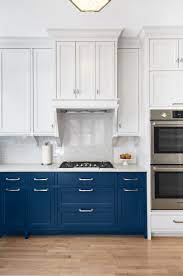Another dark paletted paint, valspar's royal navy is a traditional blue that adds tons of depth to a kitchen. 40 Blue Kitchen Ideas Lovely Ways To Use Blue Cabinets And Decor In Kitchen Design
