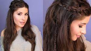 Wiesn Frisuren Einfache Flechtfrisuren Fur Den Anlass Von Einem Braunhaarigen Madchen Hair Styles Punk Hair Natural Hair Styles
