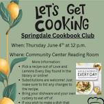 12PM-2PM Cookbook Club