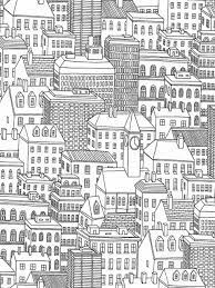 ✓ free for commercial use ✓ high quality images. 2716 23806 Black On White Limelight Wallpaper By Brewster Total Wallcovering City Wallpaper City Drawing House Drawing