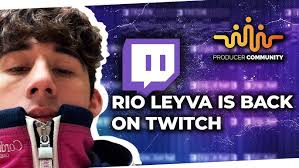 RIO LEYVA IS BACK ON TWITCH MAKING FIRE BEATS 🔥