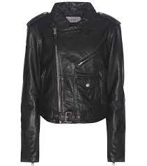 Mytheresa Com Exclusive Leather Biker Jacket Black Leather Biker Jacket Leather Jackets Women Leather Jacket