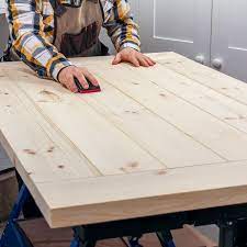 I built the table and assembled it face down on the granite countertop in my kitchen. Diy Farmhouse Table Top The Right Way Saws On Skates