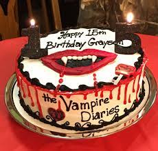 vampire diaries cake 14th birthday cakes vampire diaries cake