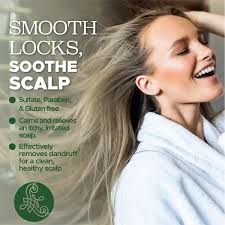 Amazon.com: Luseta 茶樹薄荷洗髮精和護髮乳含薰衣草、茶樹和薄荷油淨化洗髮水和護髮素,舒緩頭皮對抗頭皮屑和瘙癢