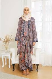 Kurung lace batik / kurung batik. Baju Kurung Kedah