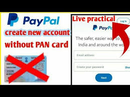 How To Create Paypal Account Without Pan Card 2020 Live Practical Live Create Account Full Verify Youtube In 2020 Accounting Create Account Cards