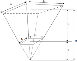 Search only for how do i find the volume of a pyramid Diagram Of The Hopper With Square Base Truncated Pyramid The Volume Of Download Scientific Diagram