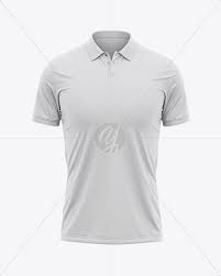 Download Men S Short Sleeve Polo Shirt Front View In Apparel Mockups On Yellow Images Object Mockups