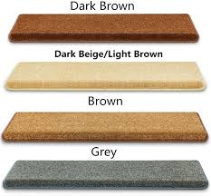 Windsor taupe 100% wool true bullnose™ padded carpet stair tread dog cat pet. Buy Carpet Stair Treads Non Slip Bullnose Carpet For Stairs Indoor Stair Pads Self Adhesive Easy Installation Pet Child Friendly Skid Resistant Washable 14 Pack