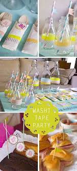 Washi Tape Crafting 10th Birthday Party Washi Tape Party Ideas Craft Party Diy Party Decorations Diy Party