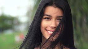 Popular black hair long of good quality and at affordable prices you can buy on aliexpress. Female Teen Girl Beautiful Long Black Hair Stock Footage Video Of Looking Hispanic 99590892