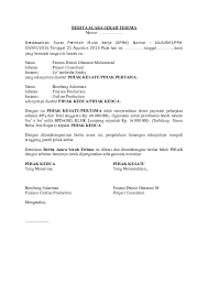 Contoh surat keterangan hubungan keluarga. Contoh Surat Berita Acara Serah Terima Pekerjaan Selesai Nusagates