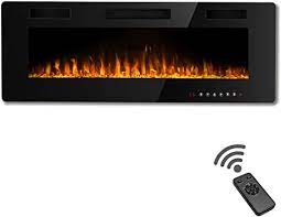 Napoleon purview linear electric fireplace really brings focus to the stunning flame effects and contemporary crystal ember bed with its contemporary practically frameless design. Amazon Com Waleaf 42 Inch Electric Fireplace Recessed Electric Fireplace Wall Mounted Fireplace Heater With Multicolor Flame Flush Mount Linear Fireplace Wall Insert Fireplace With Remote Control Touch Screen Kitchen Dining