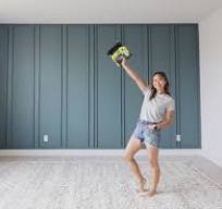 Wood Panel Accent Wall – Primary Bedroom – Home with Emily Jean