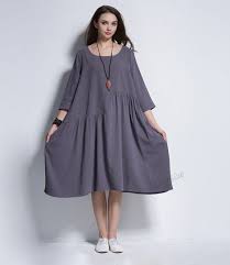 Anysize Spring Summer Soft Linen Cotton A Line Dress Plus Size Etsy Plus Size Dresses Plus Size Outfits Fashion