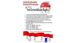 Puisi perpisahan sekolah dibacakan saat perpisahan di akhir sekolah. Majelis Sastra Bandung Gelar Lomba Menulis Puisi Kemerdekaan Tingkat Pelajar Ada Hadiahnya Lho Tribun Jabar