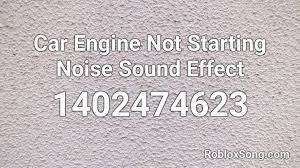 Sep 29, 2019 · roblox undertale soundtrack codes. Car Engine Not Starting Noise Sound Effect Roblox Id Roblox Music Codes