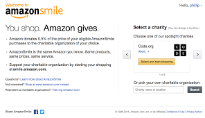 Make sure you're signed up for amazonsmile (use your web browser to visit smile.amazon.com) 2. Amazonsmile Has Some Pros And Cons
