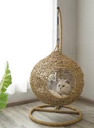 Your Fluffy One At Home Will Thank You For This One Free Worldwide Shipping Limited Time For Tax Free Cat Decor Animal Room Cat Bed Furniture