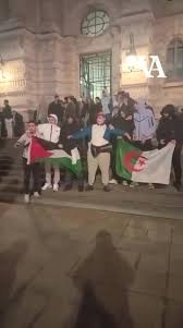 Hôtel de ville de Roubaix : les drapeaux algérien et palestinien sont  brandis après la victoire de David Guiraud (LFI) : la France s'en va !  #municipales2026 | Gilbert Collard | Facebook