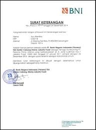 Demikian permohonan kami ajukan dan atas kerjasama yang baik diucapkan terima kasih. Perlu Contoh Surat Keterangan Kerja Cek Semua Disini