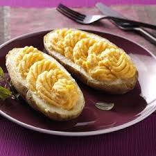 Creamy Butternut Twice Baked Potatoes Recipe Twice Baked Potatoes Food Baked Potato Recipes