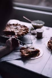 Rhubarb Pie With Lemon Creme Fraiche Christiann Koepke Food Dessert Photography Diet Desserts