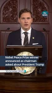 Venezuelan activist María Corina Machado has been awarded the Nobel Peace  Prize for 2025. The former opposition presidential candidate in Venezuela  was described as a “key, unifying figure in a ...