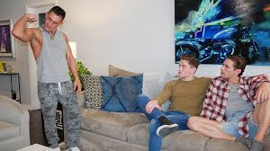 Family Dick - Fit Boy Seduces His Friends Step Dad And Lets Him Creampie  His Asshole In Front Of Him