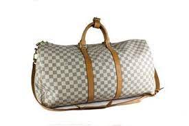 Discover the latest ready to wear, handbags, shoes and accessories collections by alessandro michele. Louis Vuitton Keepall 55 Damier Azur Checkered Duffle White Travel Bag Louis Vuitton Travel Bags Louis Vuitton Louis Vuitton Handbags