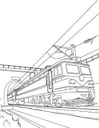 The machinist in a steam locomotive. Train Clipart Coloring Pages And Other Free Printable Design Themes