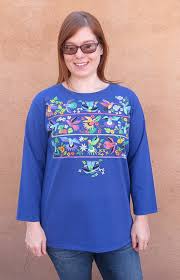 Sabaku Hummingbird Huipil 3/4 Sleeve Artwear T-Shirt | the-fat-finch