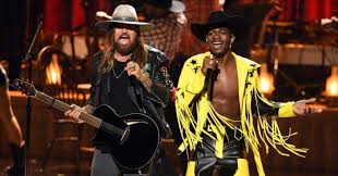 Lil Nas X And Billy Ray Cyrus Turn The Bet Awards Into A Saloon For Old Town Road Billy Ray Cyrus Billy Ray Cyrus