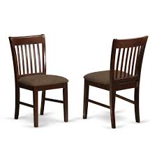 Investing in a good kitchen chairs is important. Nfc Mah C Norfolk Dining Room Chair Fabric Seat Mahogany Finish