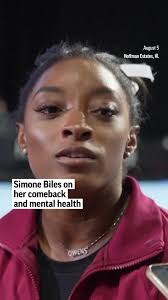 Simone Biles dazzled in her return from a 2-year layoff to dominate the US  Classic gymnastics competition. Afterwards, the gymnast spoke about her  comeback and mental health. #simonebiles #gymnast ...