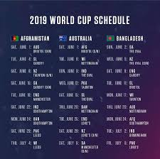 Check spelling or type a new query. Ptv Cricket Icc Cricket World Cup 2019 Schedule Issued Facebook