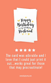 Birthday Card Printable For Husband Printable Happy Birthday Card For Husband Happy Birthday Etsy Happy Birthday Cards Printable Birthday Cards For Him Happy Birthday Cards