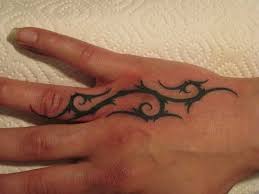 Clock and rose hand tattoo. Tribal Tattoos Askideas Com