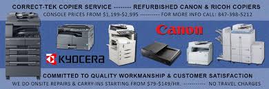 Correct Tek Copier Service Refurbished Copier Repairs Service For Hp Copier Ricoh Copier Canon Copier Xerox Copier Sharp Brother Copier Konica Minolta Copier Kyocera Copier Copystar Copier Lexmark Copier Samsung Copier So if you're comparing prices don't be fooled when you see a kyocera or ricoh copier being sold for less than a canon, for example. konica minolta copier kyocera copier