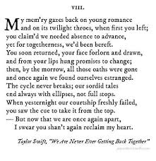 Taylor Swift In Iambic Pentameter Shakespeare Sonnets Sonnets Pop Songs