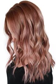 Why And How To Get A Rose Gold Hair Color Lovehairstyles Com Hair Color Rose Gold Gold Hair Colors Long Ombre Hair